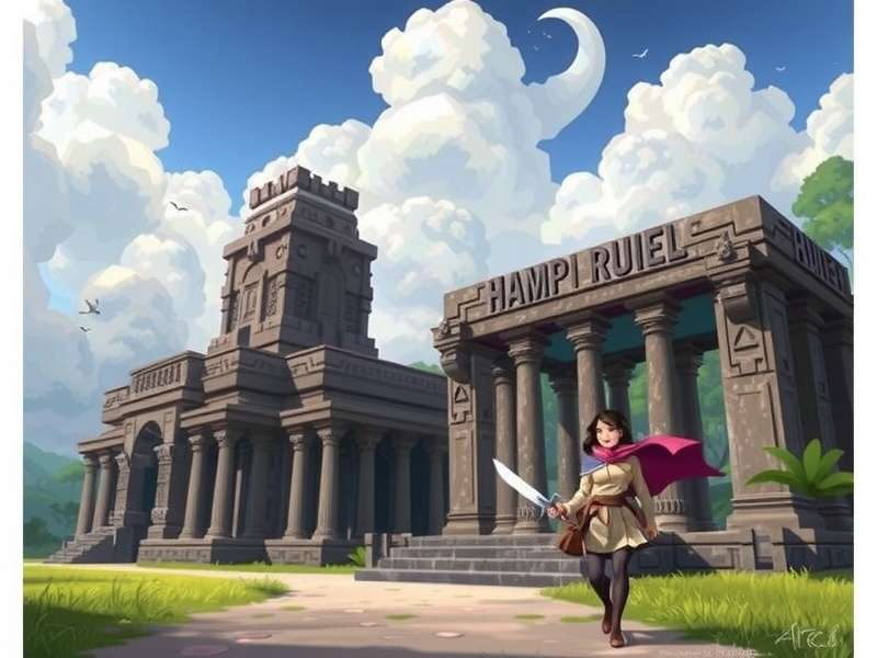 Hampi Ruins Quest Game Cover